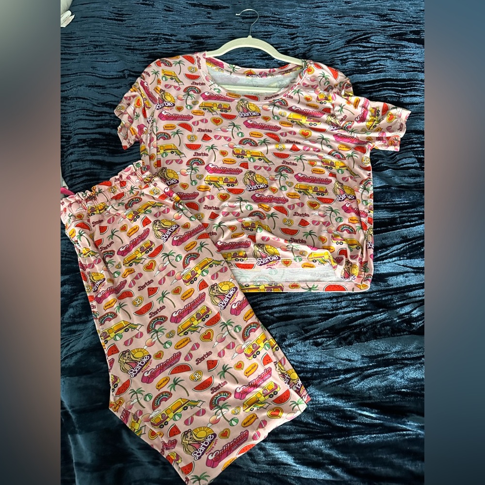 Posh Peanut x Barbie Women’s Pajama set size XS